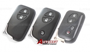 Remote key shell for Lexus smart card