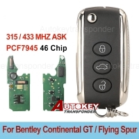 BCM2 Keyless Flip Key For Bentley