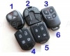 Remote case key shell for Fiat