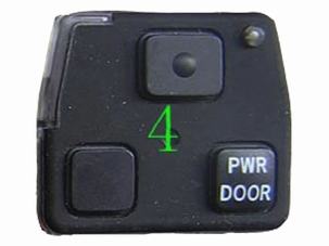 For Toyota 3button Remote Set