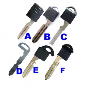 For Infiniti/Nissan Emergency key blade 