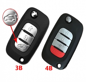 For OEM Mercedes Benz Smart 3button Flip Key