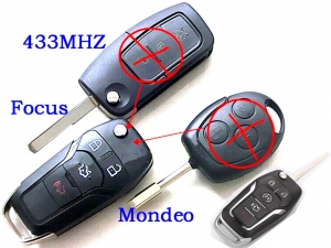 For  ford flip remote key 434mhz