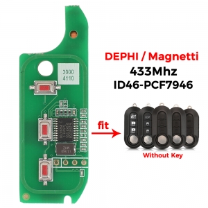 Remote Key Circuit Board 433Mhz PCF7946 For Alfa Romeo 159 Mito Giulietta Fiat 500 Doblo Qubo Grande Punto 2006-2013
