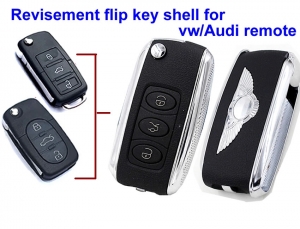 Bentley flip remote case FOR VW Audi revisement
