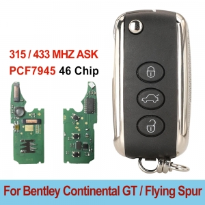 BCM2 Keyless Flip Key For Bentley
