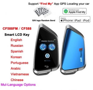 CF588 Modified Universal LCD Smart Remote Key Find My For BMW Ford Benz Audi Toyota Honda Cadillac Hyundai VW Comfortable Entry