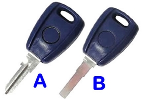 For Fiat Transponder key 