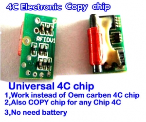 4C cloneable Transponder Chip without Battery