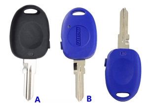 1 Button Remote key shell GT15 blade FOR Fiat