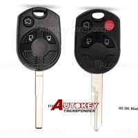 For Ford 3/4 button remote head key 315mhz 4D63 chip