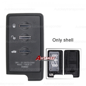 Smart remote key shell(with emergency key) for Subaru