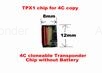 TPX1 chip for 4C copy without Battery 