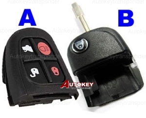 For jaguar remote case flip head