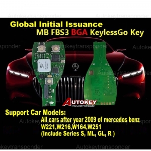 MB FBS3 BGA KeylessGo key For Mercedes Benz