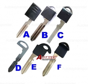 For Infiniti/Nissan Emergency key blade 