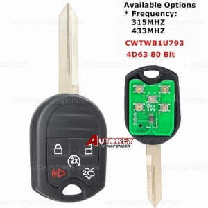 5btn Remote Key For Lincoln