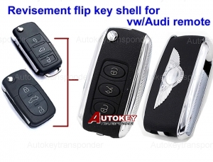 Bentley flip remote case FOR VW Audi revisement