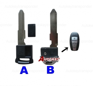 For Suzuki key blade for smart card