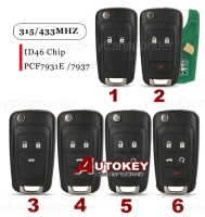 For  CHEVROLET GMC BUICK OPEL remote key