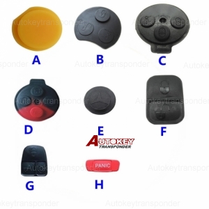 For Benz smart rubber button PAD