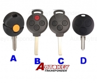 For Mercedes Benz smart key shell 