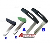 For  09 up Renault megane key blade 