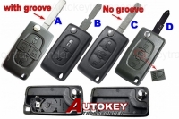 For  PEUGEOT/CITROEN flip remote case