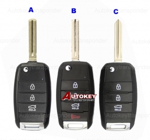 For Hyundai/KIA Flip Remote Key