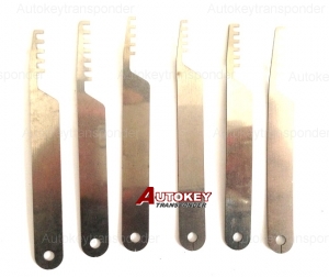 LOCKSMITH TOOLS Comb Pick Set 6 in 1