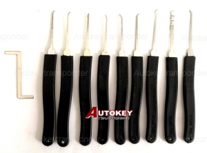 LOCKSMITH TOOLS lock picks 9+1