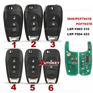 For Chevrolet Cruze Malibu/Buick flip remote key 