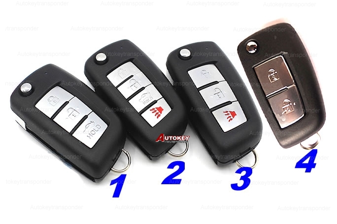 FOR Nissan flip remote key
