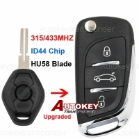 Upgraded flip remote key for old bmw remote key