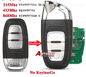 Smart Key Fob For Audi A4 A5 S4 S5 Q5 (Lamborghini Style)
