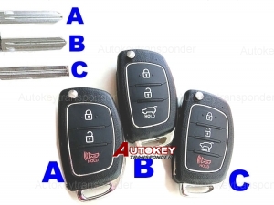 For Kia/Hyundai Flip remote key