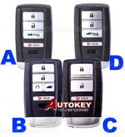  Smart key Card For Honda Acura ILX/RLX/TLX