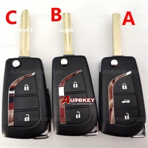  Flip REMOTE Key For Toyota