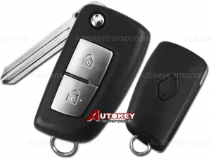  2btn Flip Remote Key For Renault