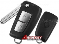  2btn Flip Remote Key For Renault