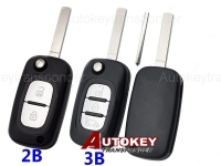 For Renault flip remote key /shell