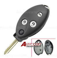 3Button Remote key shell for citroen