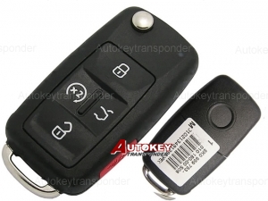For VOLKSWAGAN 5 Button Flip key shell