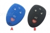 for GM 5button  silicon rubber key cover