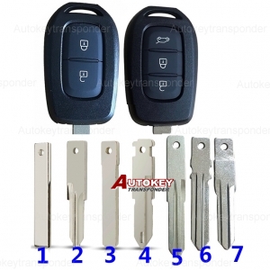 for new OEM renault  2/3button remote key