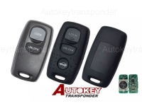 for mazda 3button remote key/case