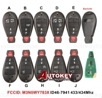 For  chrysler jeep dodge fobik 433Mhz for USA model