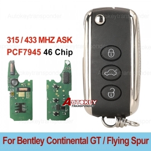 BCM2 Keyless Flip Key For Bentley
