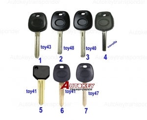 for toyota transponder key