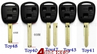 For toyota/lexus remote key shell Toy43/Toy48/Toy40/Toy41/Toy47